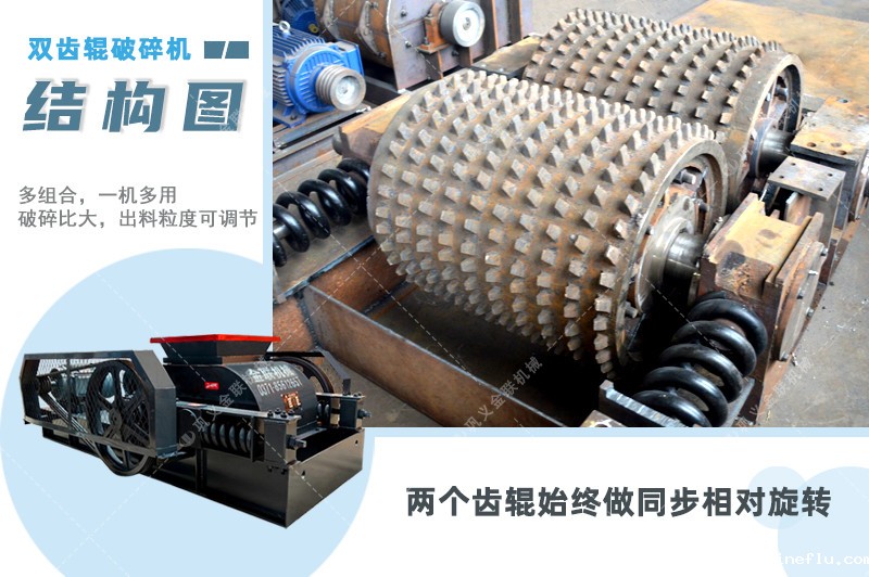 双齿辊破碎机-厂家直供价格低-齿点点手机版下载安装包结构原理图